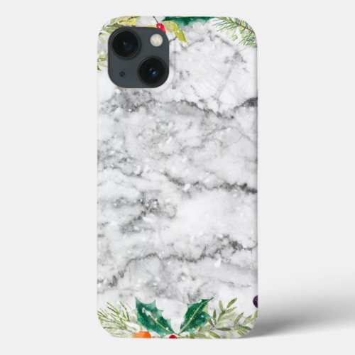 Christmas marble 13 Pattern iPhone 13 Case