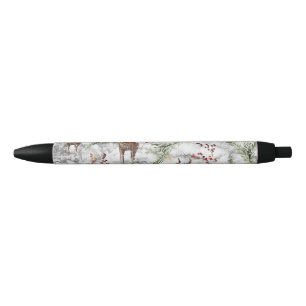Christmas Marble Reindeer Decoration Xmas Pattern Pen