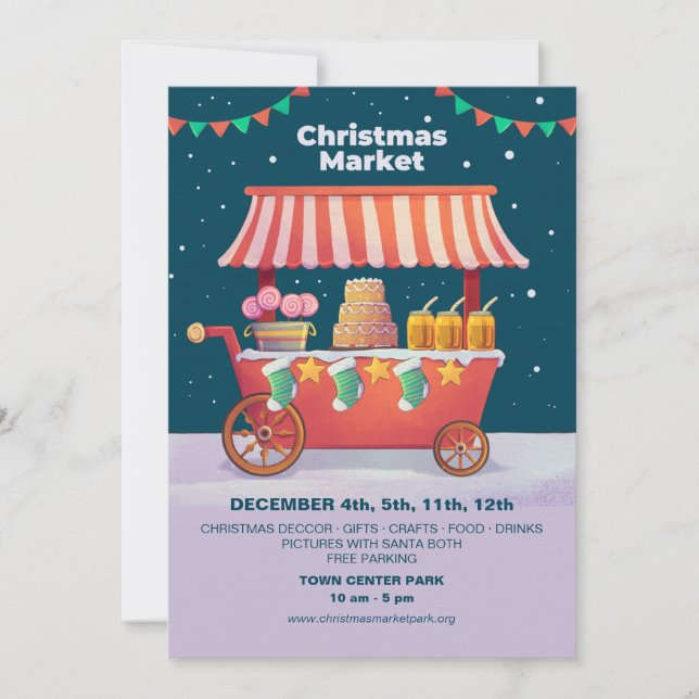 Christmas Market Announcements (Front)