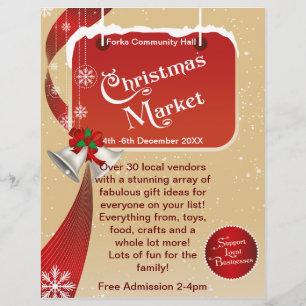 Christmas Market Fair Business Flyer