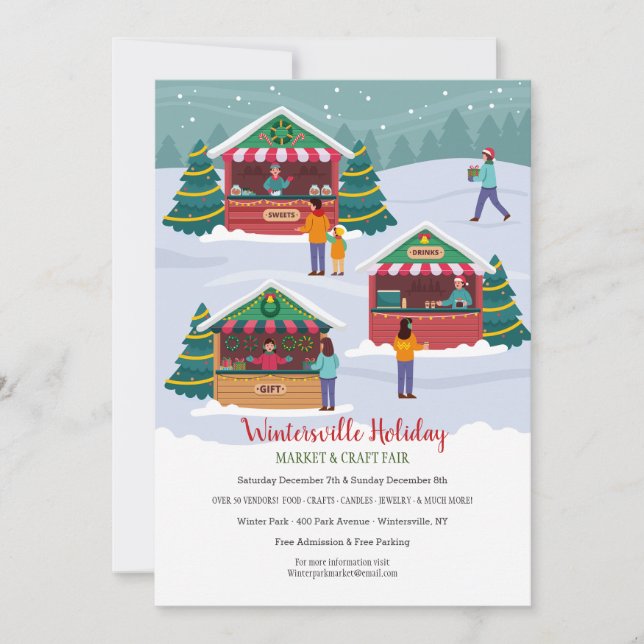 Christmas Market Invitation (Front)