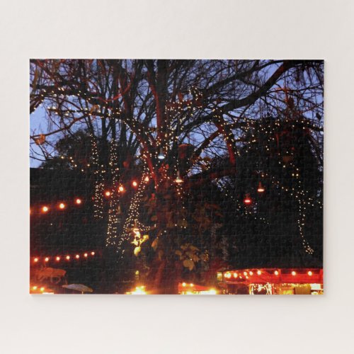 Christmas Market Lights _ Cologne Germany Jigsaw Puzzle