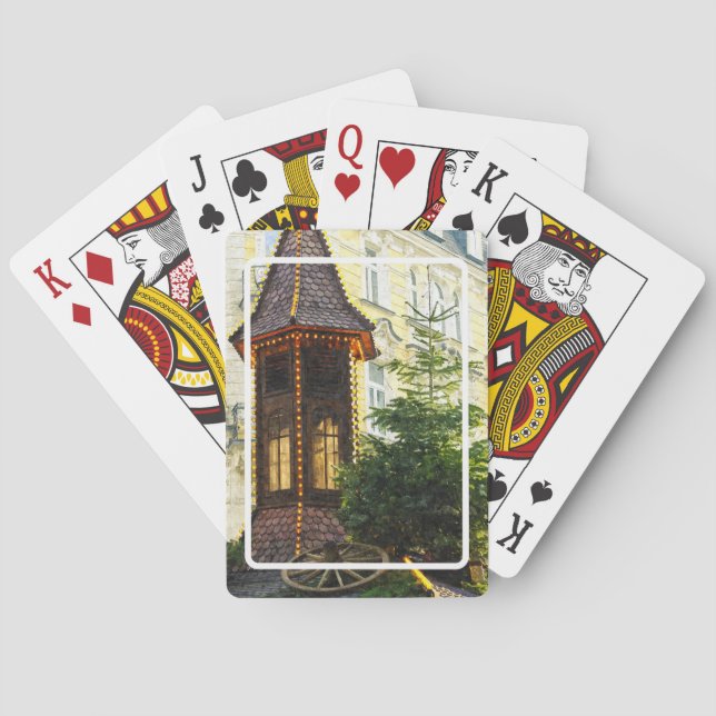 Christmas Market Poker Cards (Back)