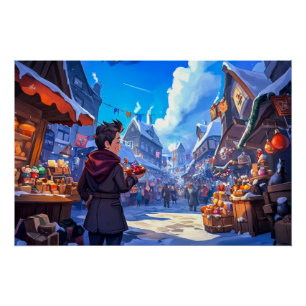 Christmas Market Poster