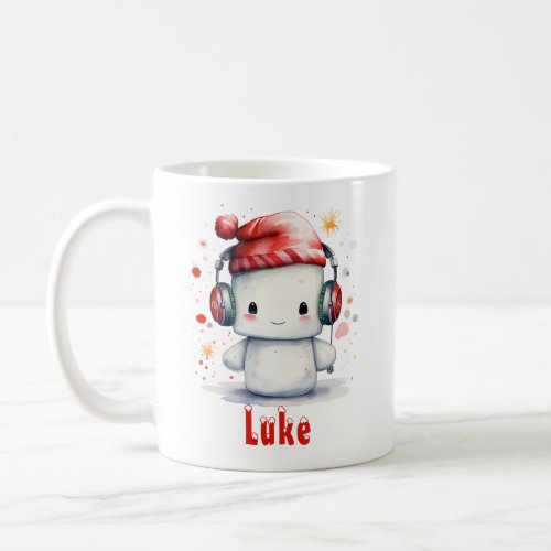 Christmas Marshmallow Personalized Mug 