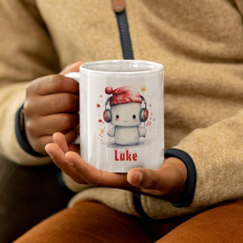 Christmas Marshmallow Personalized Mug 