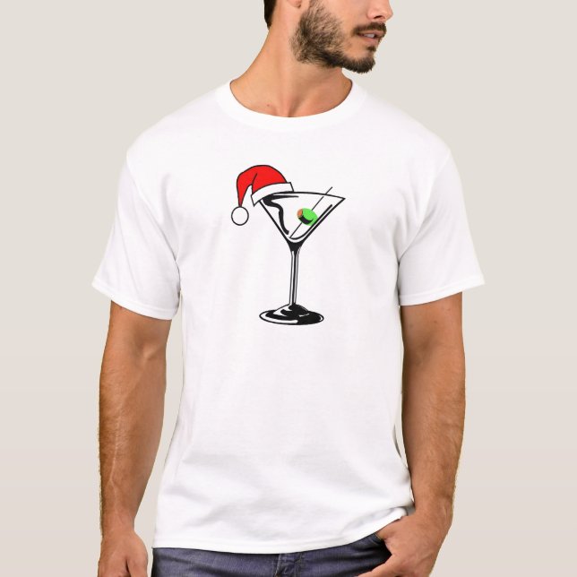Christmas Martini T-Shirt (Front)