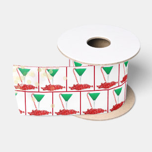 Christmas Martini with Ribbons