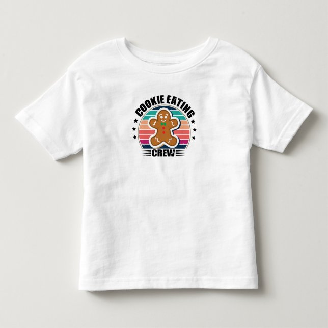 Christmas Matching Family Cookie Eating Crew Toddler T-shirt (Front)