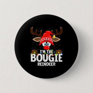 Christmas Matching I'm The Bougie Reindeer Button