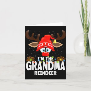 Christmas Matching I'm The Grandma Reindeer Card