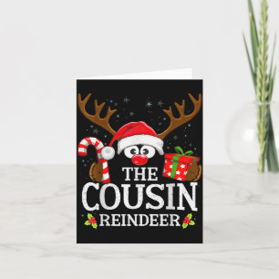 Christmas Matching The Cousin Reindeer Family Card