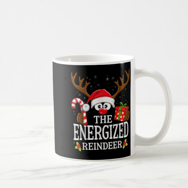 Christmas Matching The Energized Reindeer Family  Coffee Mug (Right)