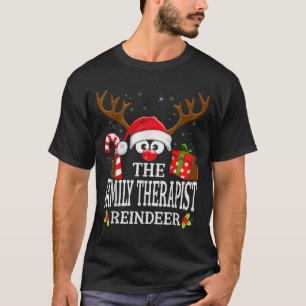 Christmas Matching The Family Therast Reindeer Fam T-Shirt
