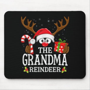 Christmas Matching The Grandma Reindeer Family Mouse Pad