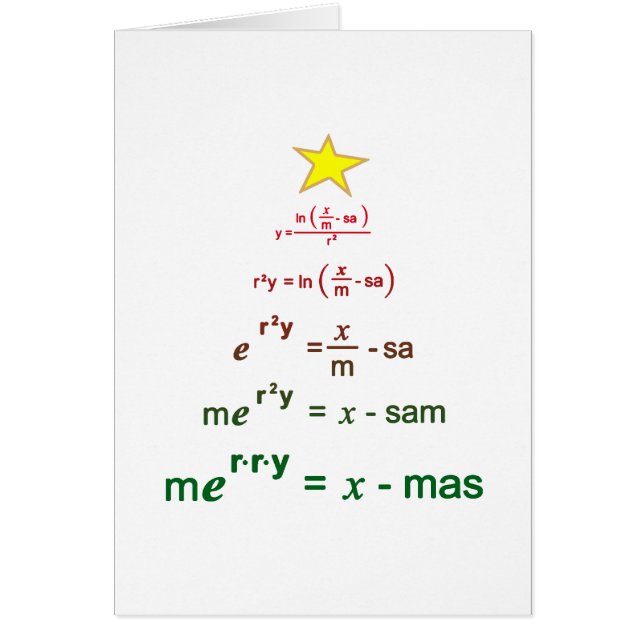 Christmas Math Cards (Front)
