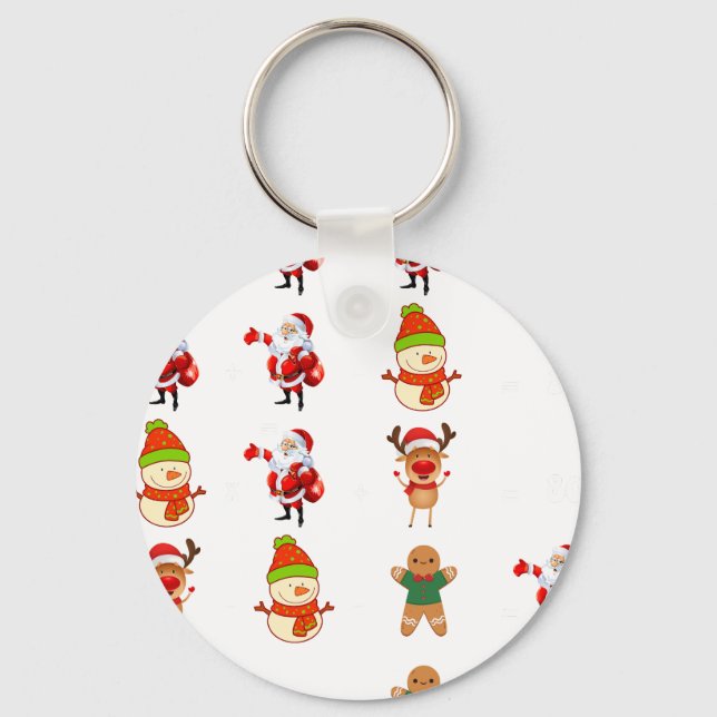 christmas math funny keychain (Front)