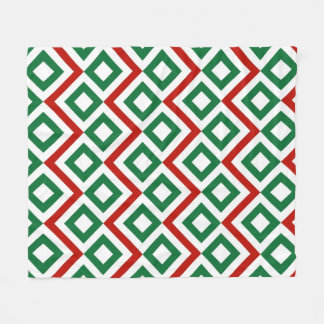 Christmas Meander Fleece Blanket