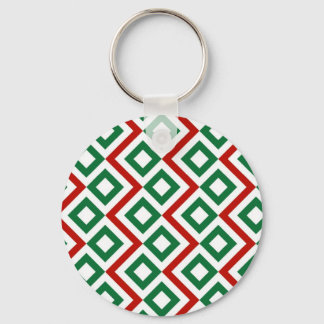 Christmas Meander Keychain