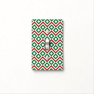 Christmas Meander Light Switch Cover