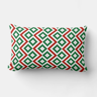 Christmas Meander Lumbar Pillow