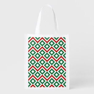 Christmas Meander Reusable Grocery Bag