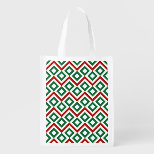 Christmas Meander Reusable Grocery Bag