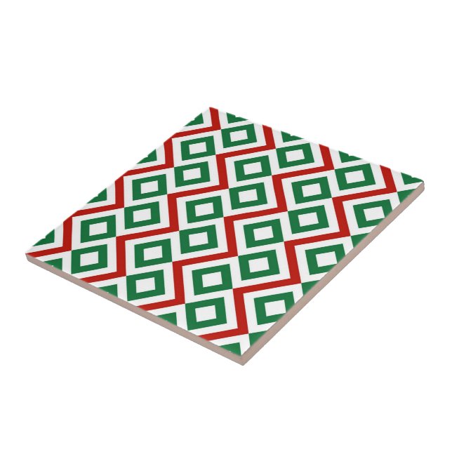 Christmas Meander Tile (Side)