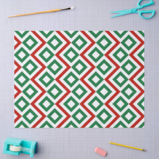 Christmas Meander Tissue Paper