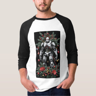 Christmas Mech Robot T-Shirt