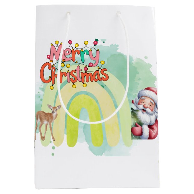Christmas  medium gift bag (Front)
