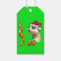Christmas Meerkat Customizable Gift Tags