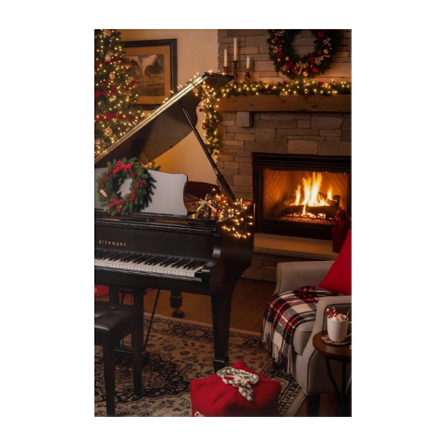 Christmas Melodies Acrylic Print (Front)