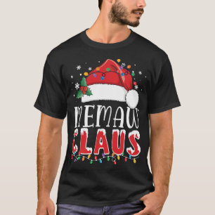 Christmas Memaw Claus Funny Pajama Family Matching T-Shirt