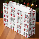 Christmas Meme Six Seven 67 6 7 Santa  Large Gift Bag<br><div class="desc">Make your holiday gifts unforgettable (and hilarious) with this funny Christmas Santa meme gift bag featuring the playful “Six Seven / 67 / 6 7” joke. Perfect for larger presents, party gifts, or Secret Santa exchanges, this bag blends classic Santa cheer with modern meme humor. Sturdy construction and bright printing...</div>
