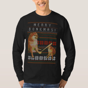 Christmas Memes - MERRY BONKMAS! Cheems Bonkmas Ug T-Shirt