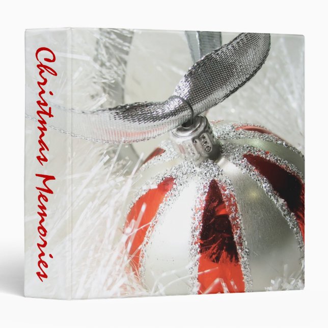 Christmas Memories 1.5" Photo Album Binder (Front/Spine)