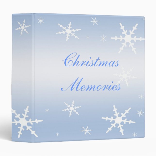 Christmas Memories 3 Ring Binder (Front/Spine)