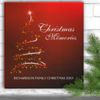 Memories Of Christmas Photo Album 3 Ring Binder