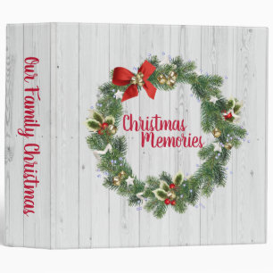 Christmas Memories 3 Ring Binder