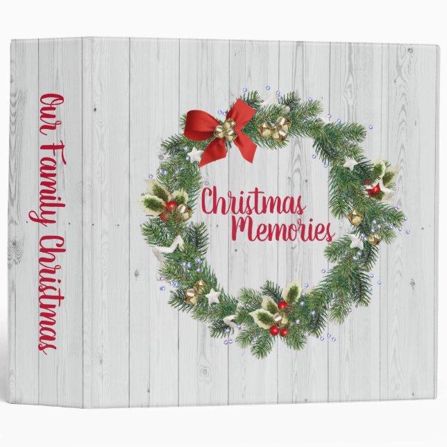 Christmas Memories  3 Ring Binder (Front/Spine)