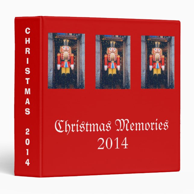 CHRISTMAS MEMORIES BINDER 2014 NUTCRACKER THEME (Front/Spine)