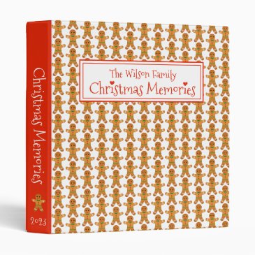Christmas Memories, Cute Gingerbread Men Scrapbook