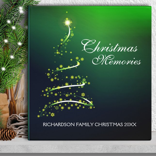 Christmas Memories Green 3 Ring Binder (Creator Uploaded)