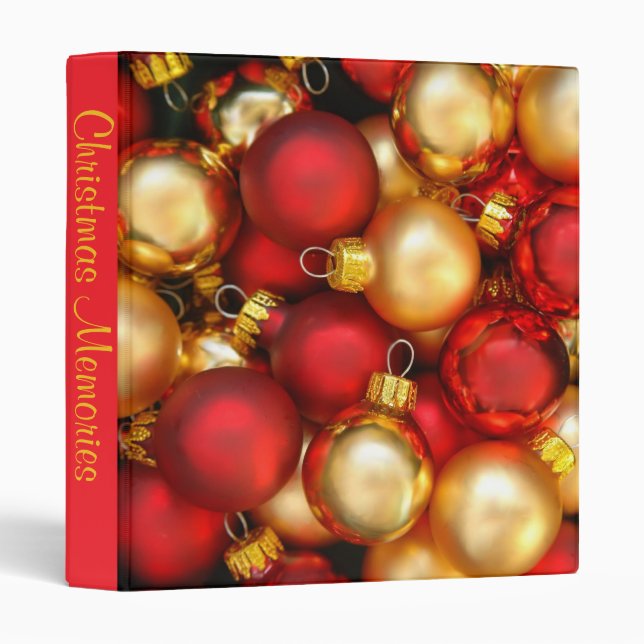Christmas Memories Photo Album Binder (Front/Spine)
