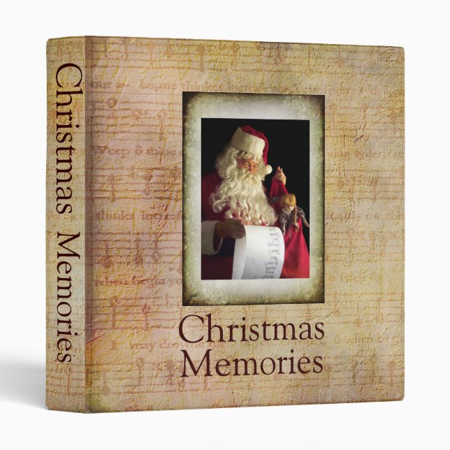 Christmas Memories Santa Binder (Front/Spine)