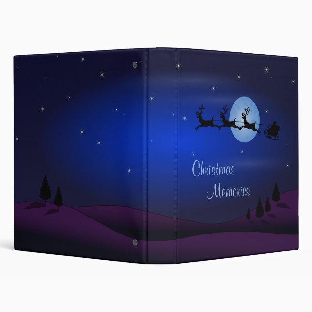 Christmas Memories Santa Claus is Coming Binder (Background)