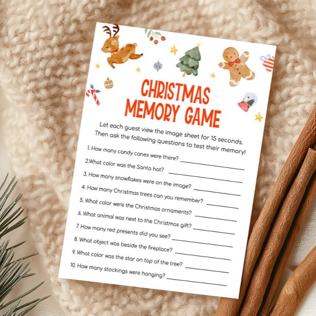 Christmas Memory Game  Holiday Card (Creator Uploaded)