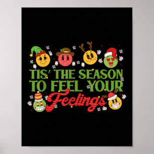 Christmas Mental Health Awareness Nurse Therapist Poster