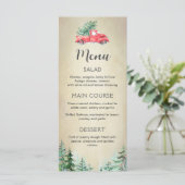Christmas menu, Holiday editable printable menu | Zazzle